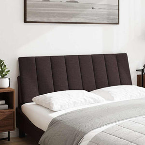 vidaXL Headboard Cushion "Hanko" Dark Brown 120 cm Fabric