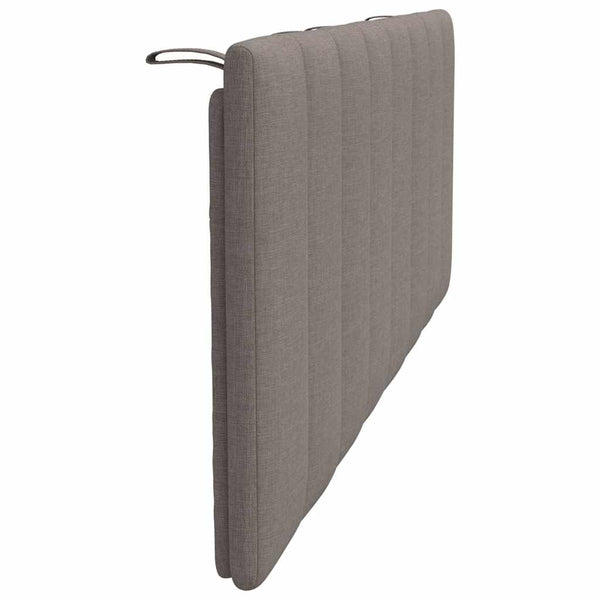vidaXL Headboard Cushion "Hanko" Taupe 120 cm Fabric