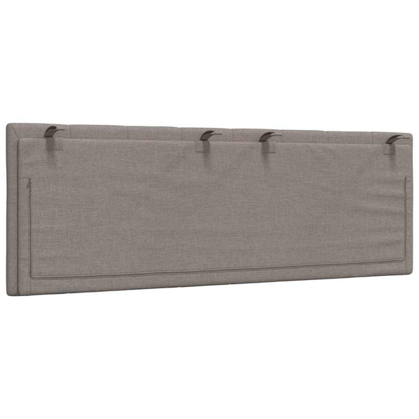 vidaXL Headboard Cushion "Hanko" Taupe 120 cm Fabric