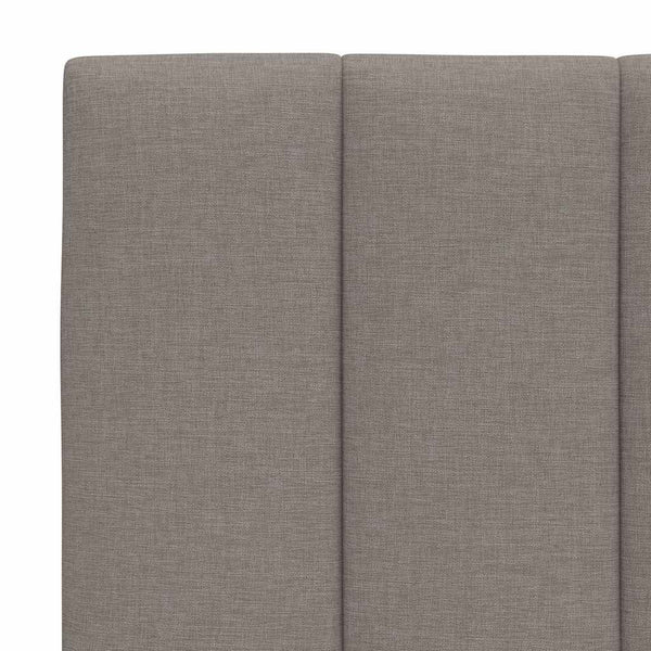 vidaXL Headboard Cushion "Hanko" Taupe 120 cm Fabric