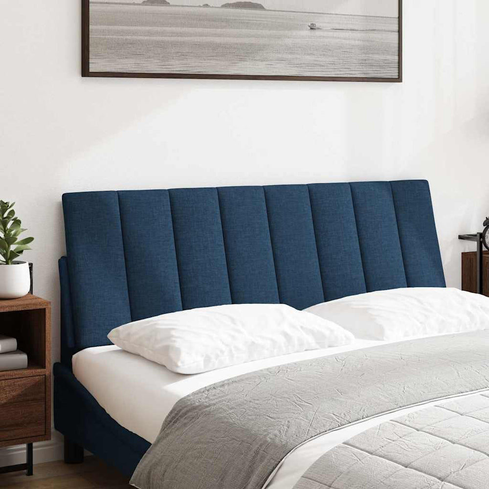 vidaXL Headboard Cushion "Hanko" Blue 120 cm Fabric