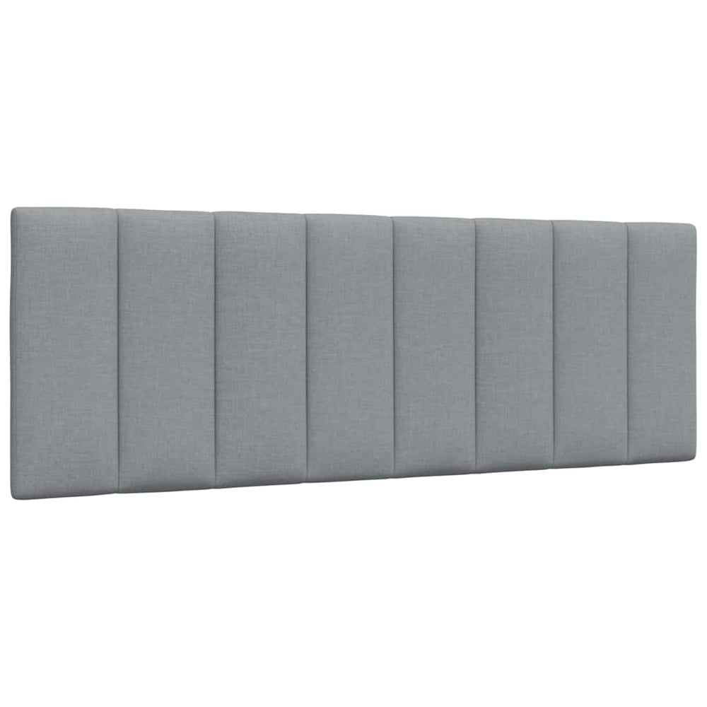 vidaXL Headboard Cushion "Hanko" Light Grey 140 cm Fabric