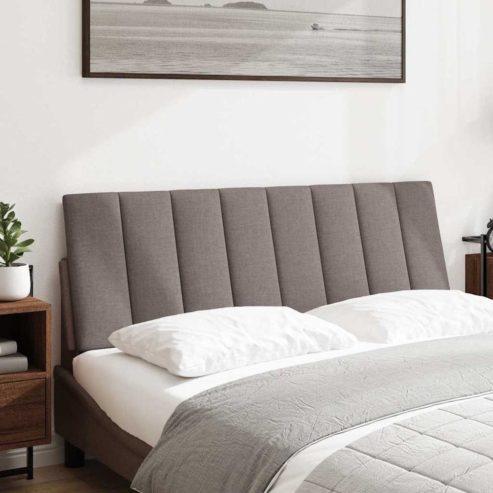 vidaXL Headboard Cushion "Hanko" Taupe 140 cm Fabric