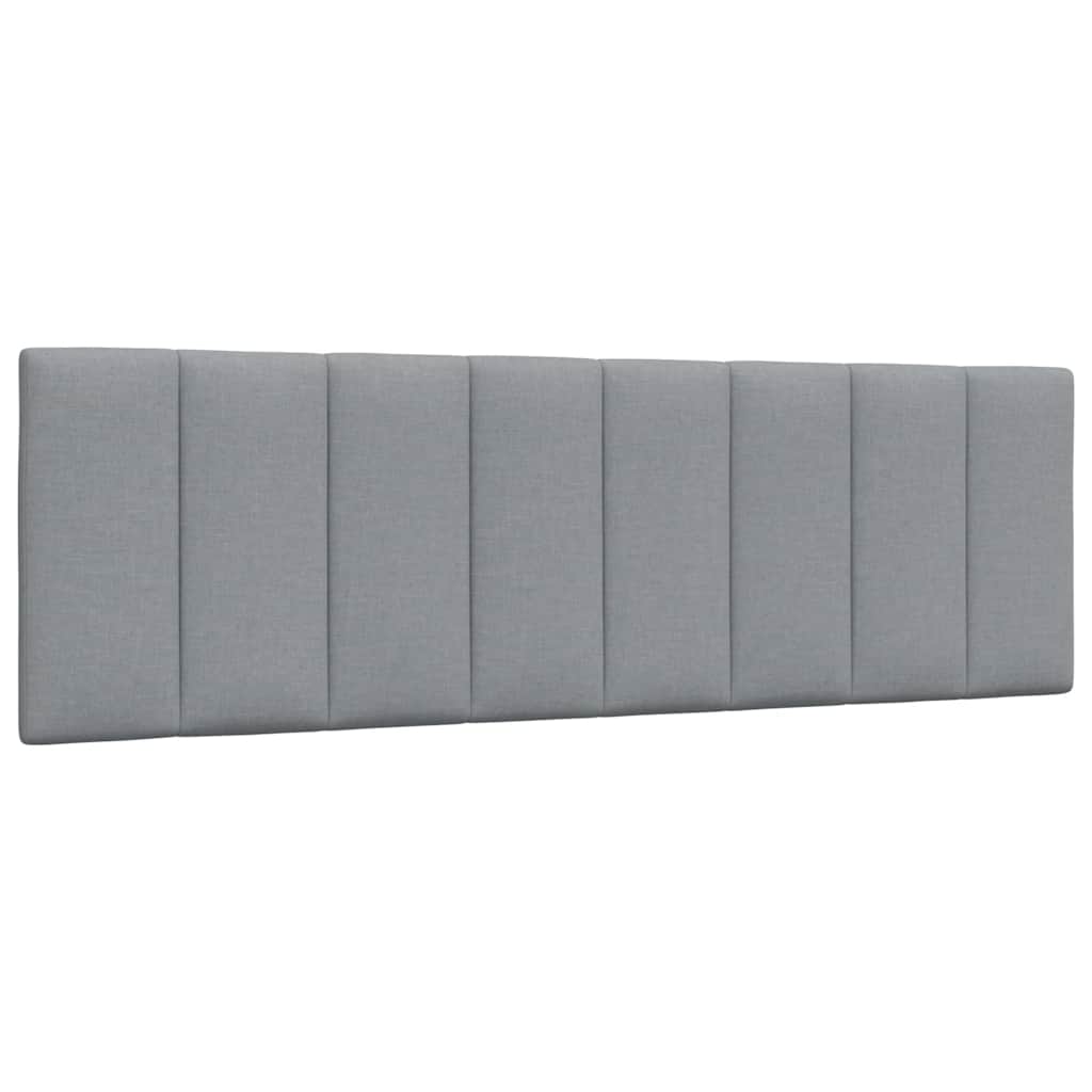 vidaXL Headboard Cushion "Hanko" Light Gray 160 cm Fabric
