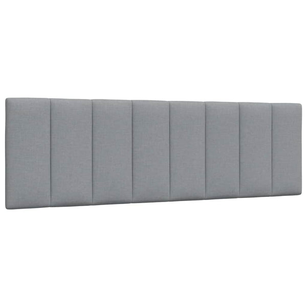 vidaXL Headboard Cushion "Hanko" Light Gray 160 cm Fabric