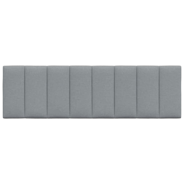 vidaXL Headboard Cushion "Hanko" Light Gray 160 cm Fabric