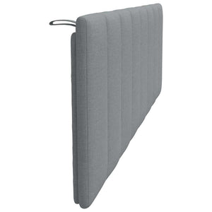 vidaXL Headboard Cushion "Hanko" Light Gray 160 cm Fabric