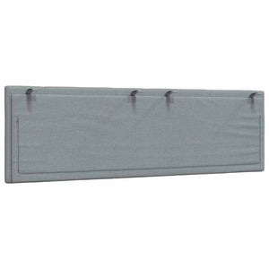 vidaXL Headboard Cushion "Hanko" Light Gray 160 cm Fabric