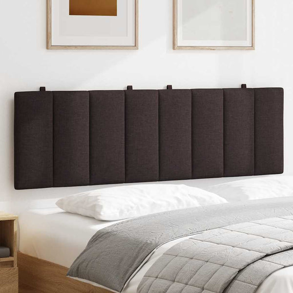 vidaXL Headboard Cushion "Hanko" Dark Brown 160 cm Fabric