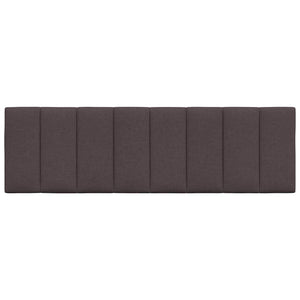 vidaXL Headboard Cushion "Hanko" Dark Brown 160 cm Fabric