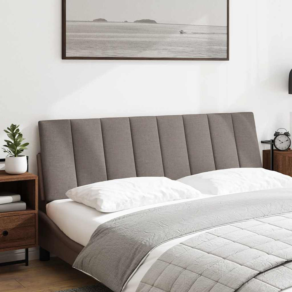 vidaXL Headboard Cushion "Hanko" Taupe 160 cm Fabric
