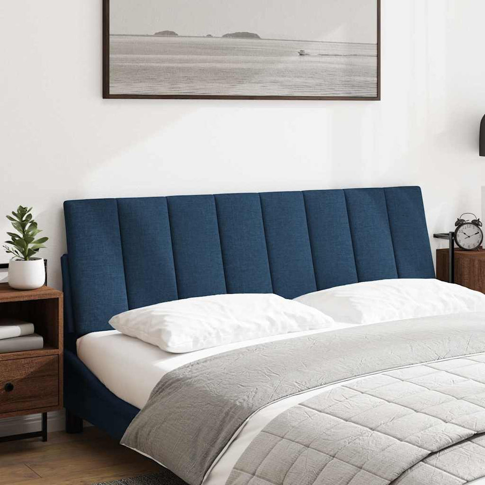 vidaXL Headboard Cushion "Hanko" Blue 160 cm Fabric