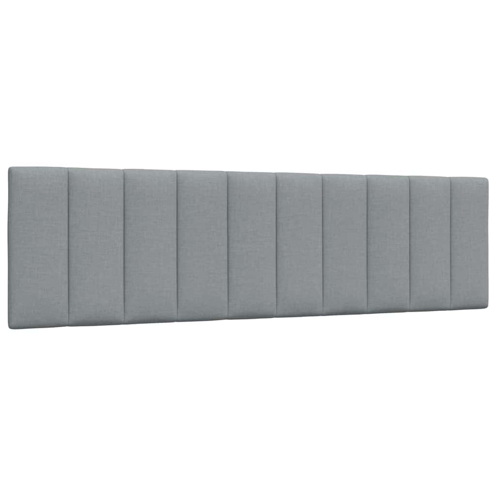 vidaXL Headboard Cushion "Hanko" Light Grey 180 cm Fabric