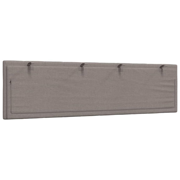 vidaXL Headboard Cushion "Hanko" Taupe 180 cm Fabric