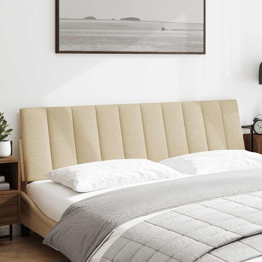 vidaXL Headboard Cushion "Hanko" Cream 180 cm Fabric