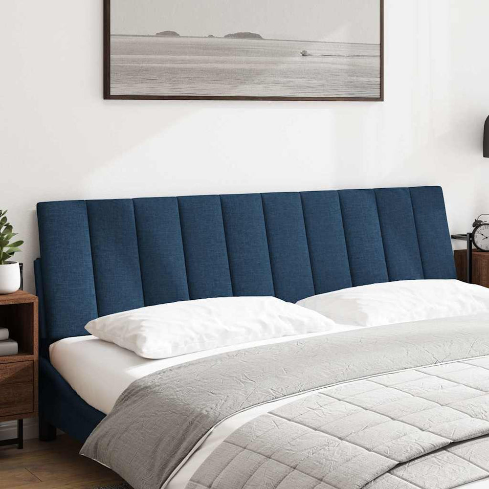 vidaXL Headboard Cushion "Hanko" Blue 180 cm Fabric
