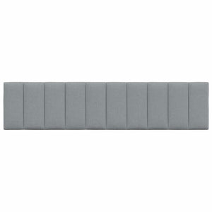 vidaXL "Hanko" Headboard Cushion Light Grey 200 cm Fabric