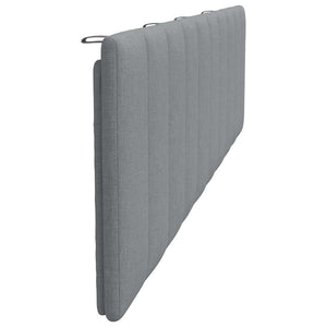 vidaXL "Hanko" Headboard Cushion Light Grey 200 cm Fabric