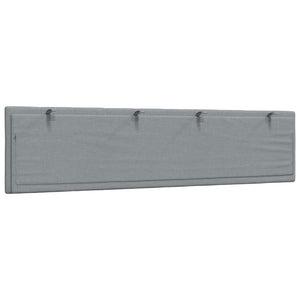 vidaXL "Hanko" Headboard Cushion Light Grey 200 cm Fabric