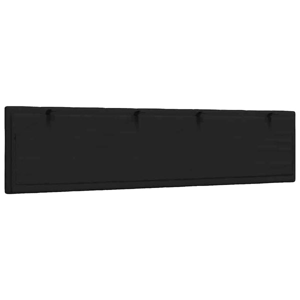 vidaXL Headboard Cushion "Hanko" Black 200 cm Fabric