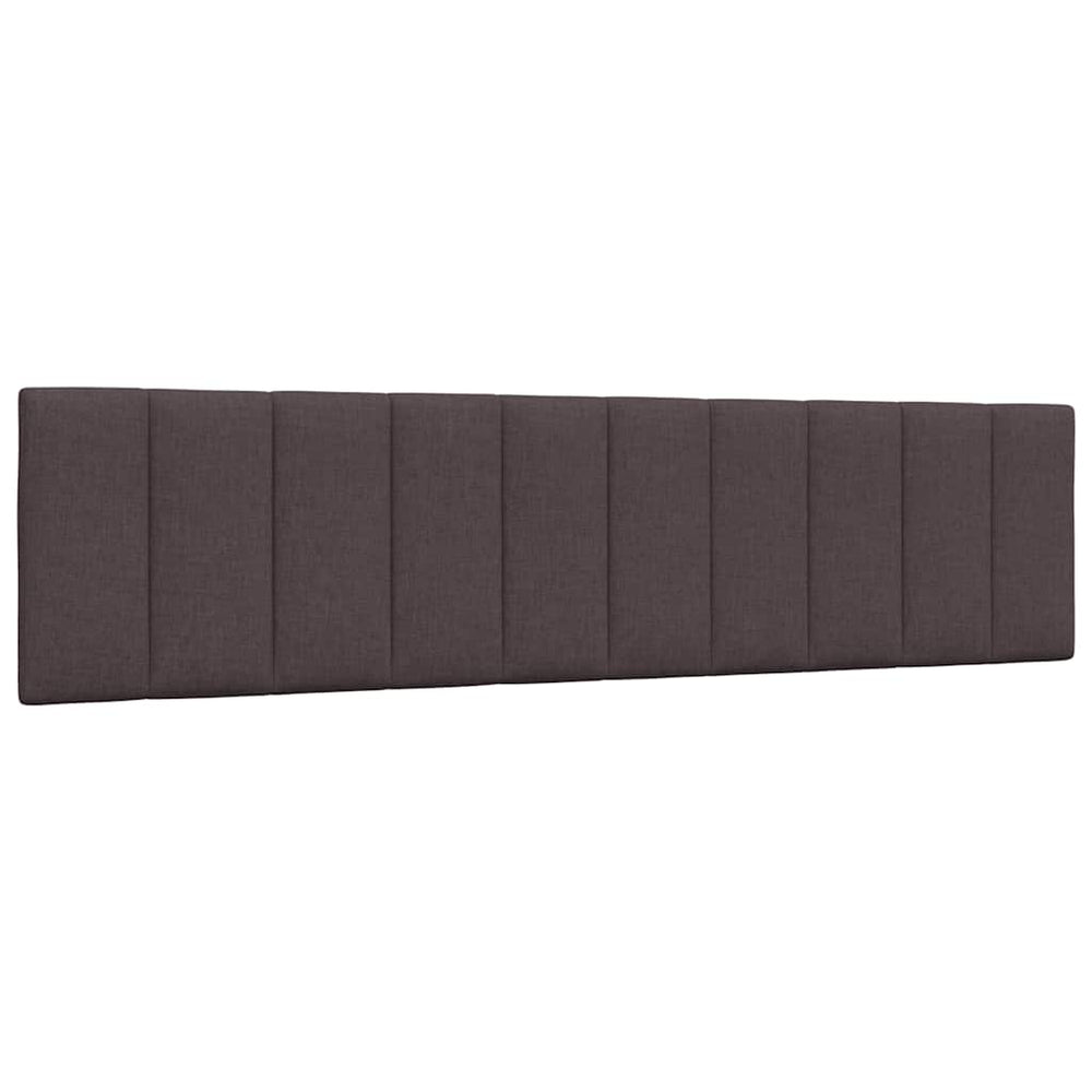 vidaXL "Hanko" Headboard Cushion Dark Brown 200 cm Fabric