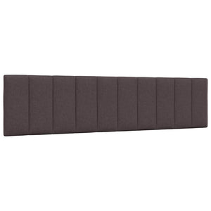 vidaXL "Hanko" Headboard Cushion Dark Brown 200 cm Fabric