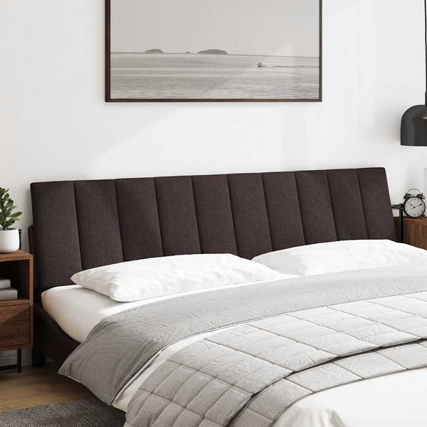 vidaXL "Hanko" Headboard Cushion Dark Brown 200 cm Fabric