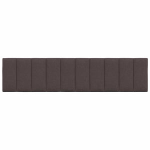 vidaXL "Hanko" Headboard Cushion Dark Brown 200 cm Fabric