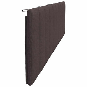 vidaXL "Hanko" Headboard Cushion Dark Brown 200 cm Fabric