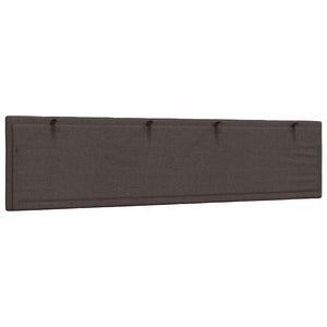 vidaXL "Hanko" Headboard Cushion Dark Brown 200 cm Fabric