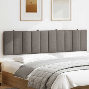 vidaXL Headboard Cushion "Hanko" Taupe 200 cm Fabric