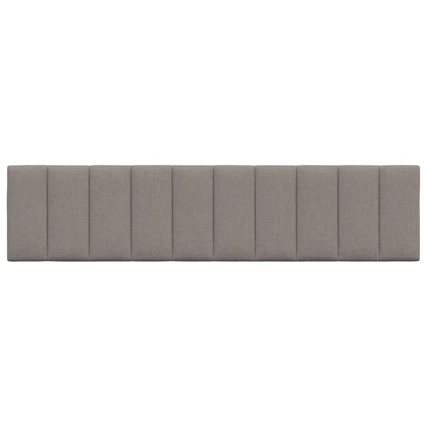 vidaXL Headboard Cushion "Hanko" Taupe 200 cm Fabric