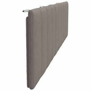 vidaXL Headboard Cushion "Hanko" Taupe 200 cm Fabric