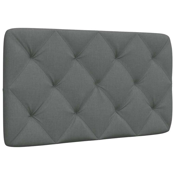 vidaXL Headboard Cushion Dark Grey 80 cm Fabric