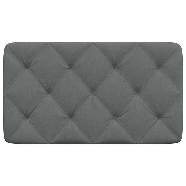 vidaXL Headboard Cushion Dark Grey 80 cm Fabric