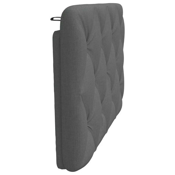 vidaXL Headboard Cushion Dark Grey 80 cm Fabric