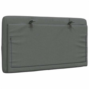 vidaXL Headboard Cushion Dark Grey 80 cm Fabric