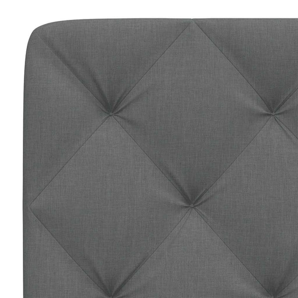 vidaXL Headboard Cushion Dark Grey 80 cm Fabric