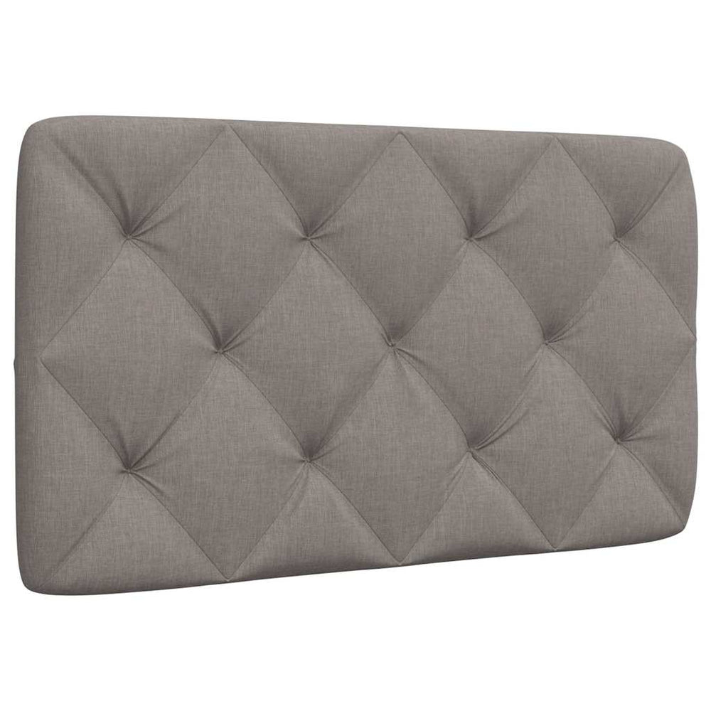 vidaXL Headboard Cushion Taupe 80 cm Fabric