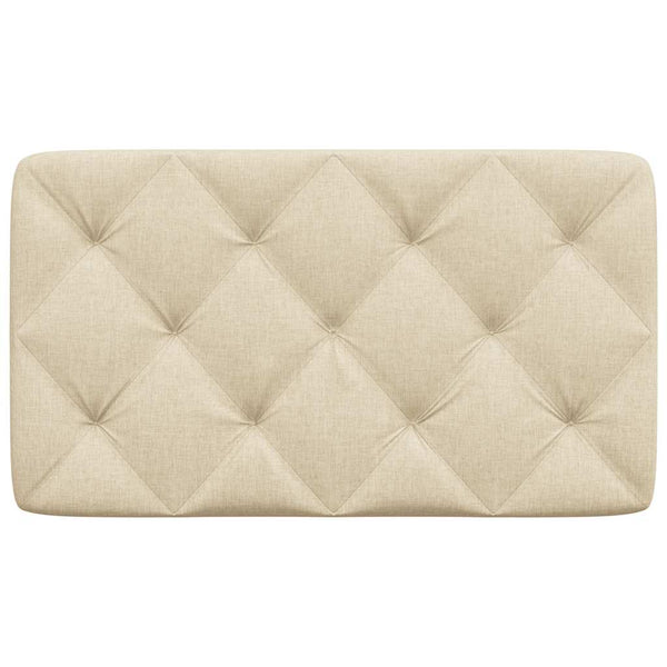 vidaXL Headboard Cushion Cream 80 cm Fabric