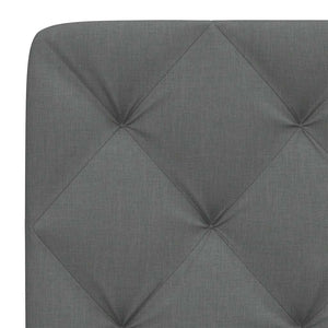 vidaXL Headboard Cushion Dark Grey 100 cm Fabric
