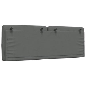 vidaXL Headboard Cushion Dark Gray 120 cm Fabric