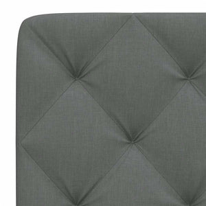 vidaXL Headboard Cushion Dark Gray 120 cm Fabric