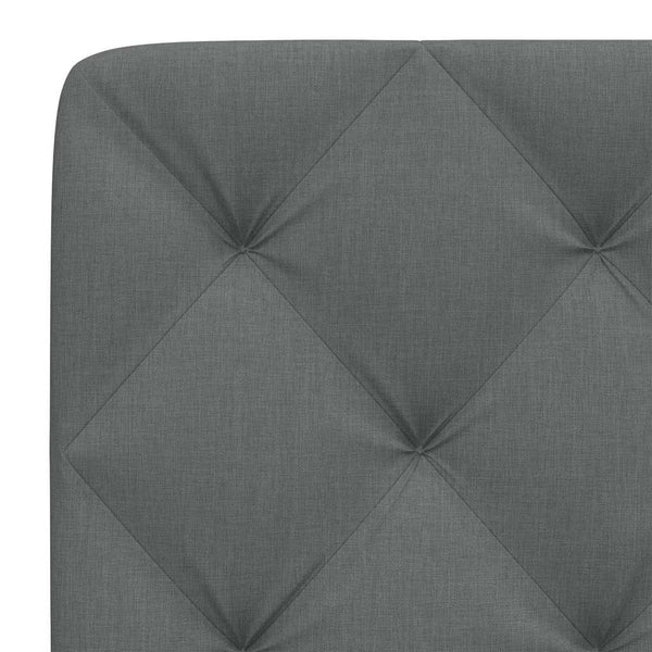 vidaXL Headboard Cushion Dark Grey 140 cm Fabric