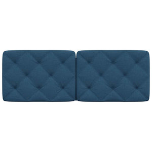 vidaXL Headboard Cushion Blue 140 cm Fabric