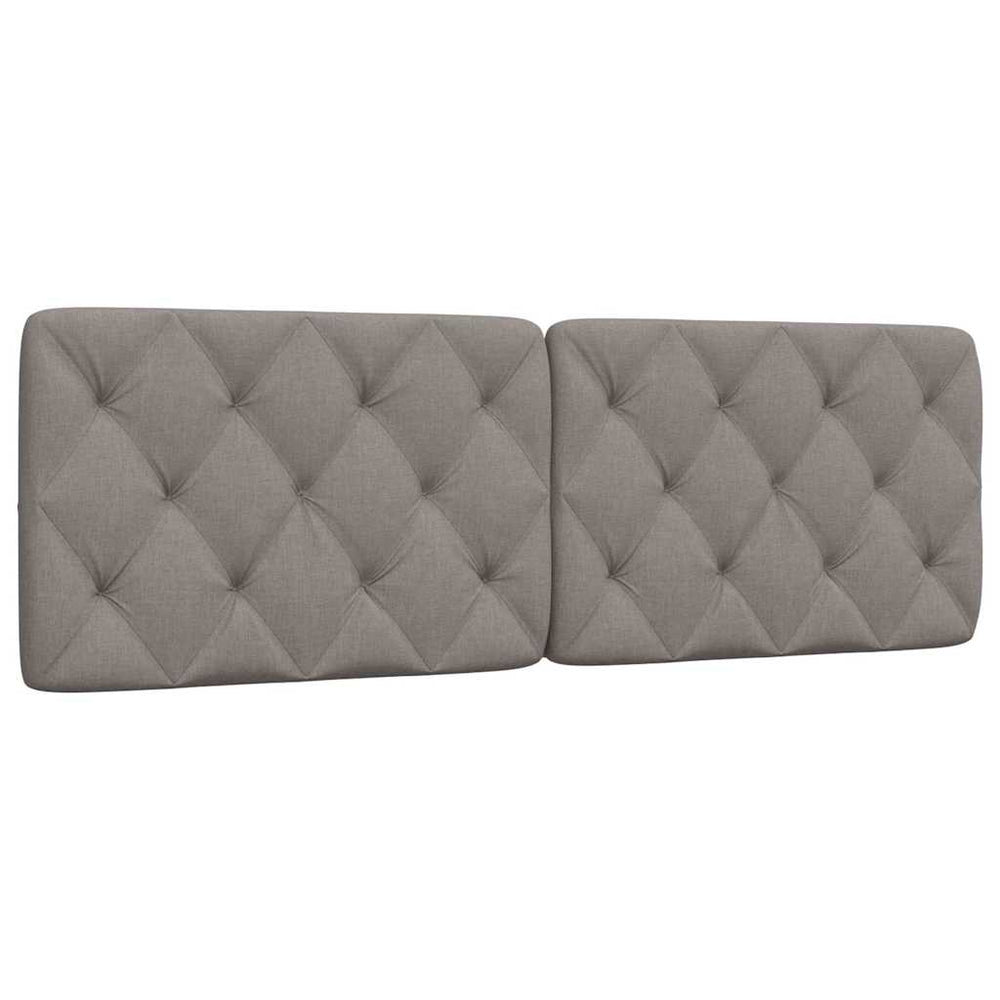 vidaXL Headboard Cushion Taupe 160 cm Fabric