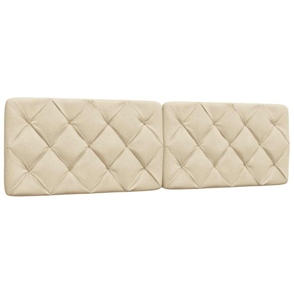 vidaXL Headboard Cushion Cream 180 cm Fabric