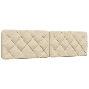 vidaXL Headboard Cushion Cream 180 cm Fabric
