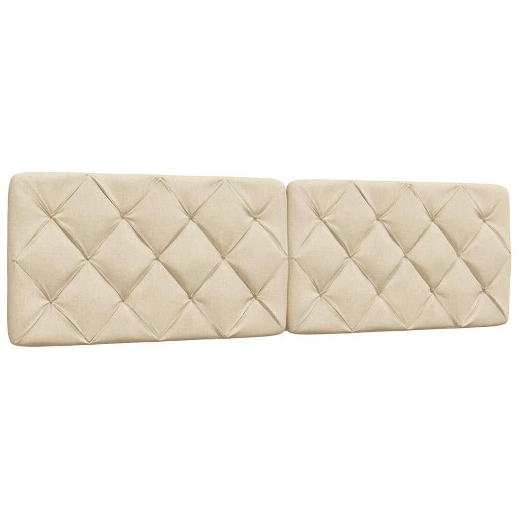 vidaXL Headboard Cushion Cream 180 cm Fabric