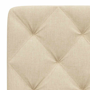 vidaXL Headboard Cushion Cream 180 cm Fabric